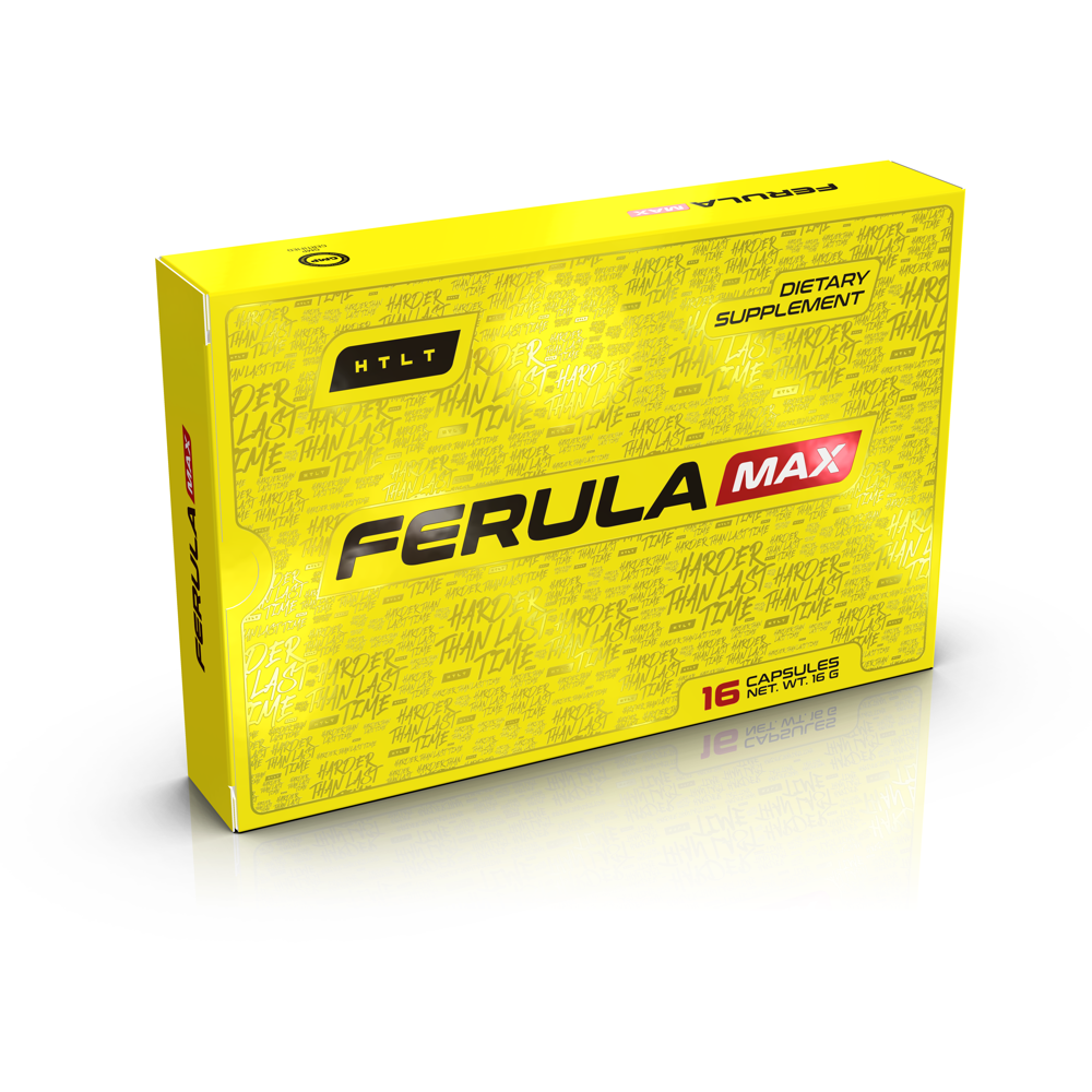 HTLT Ferula Max yellow capsule box.